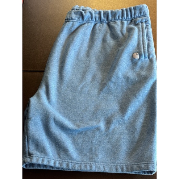 Carhartt Other - Carhartt Sweat Shorts 4XL Relaxed Fit Blue Logo Patch Cotton Blend Mens